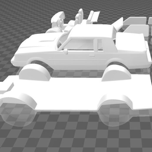 Captura-de-pantalla-2026-01-01-203437.jpg Buick Regal Grand National 1987 (GNX Style) – Detailed Separate Parts Model Kit – STL for 3D Printing