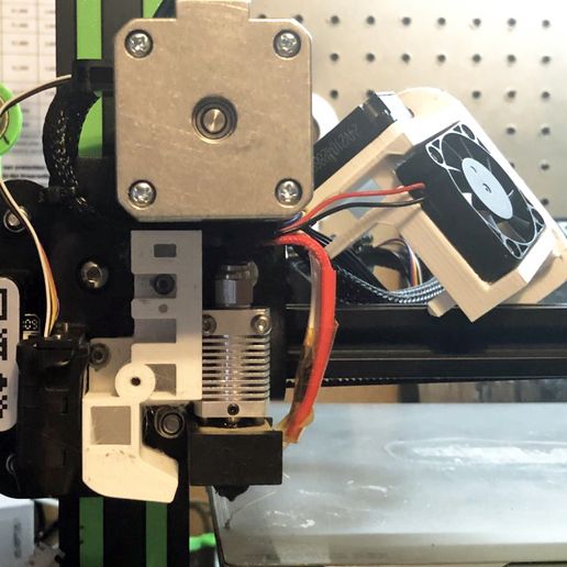 Satsana Ender 3 Fan Duct Direct Drive MOD