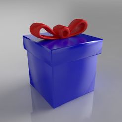 Gift.jpg STL file Cadeau (ornement pour sapin)・Design to download and 3D print