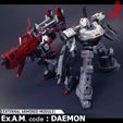 Frame-Image3.jpg ARMORED CORE LAST RAVEN : DAEMON MECHA 3DPRINT ARTICULATED ACTION FIGURE