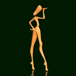 Africana-II.png AFRICAN WOMAN SCULPTURE - BEAUTY AND STRENGTH II