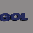 GolLogo34Azul.png Gol Trend Logo Keychain