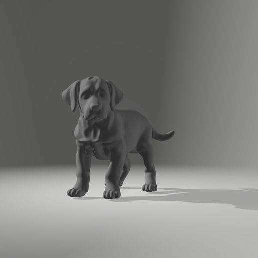 🐕 Labrador Retriever Puppy・ STL File for 3D printing・Cults