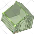 cat_dog_house_v1-14.jpg doghouse cathouse housekeeper for real 3D printing