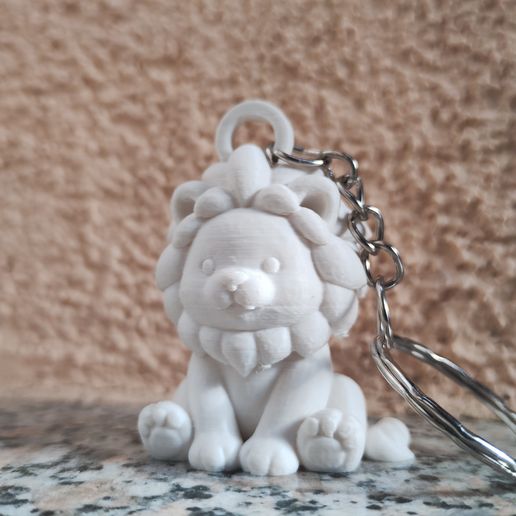 Lion keychain
