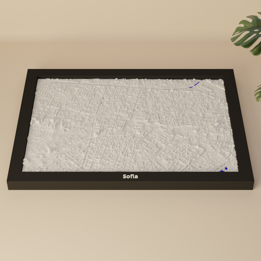 Sofia, Bulgaria - 3D Miniature