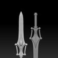 espadas3.jpg KIT MOTU ACCESSORIES - HE-MAN, SHE-RA, SKELETON AND ORKO SWORD FOR ACTION FIGURE
