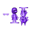 audie with dress split.stl Archivo STL gratis Audie - Animal Crossing・Plan para descargar y imprimir en 3D
