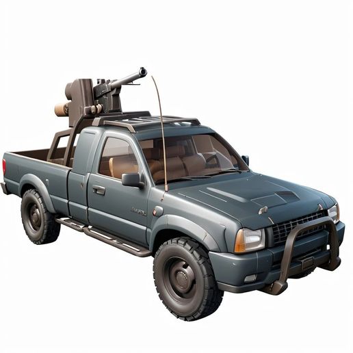 Technical SPG Jeep 3D Model STL Printable - 3D Model STL Printing 3D model