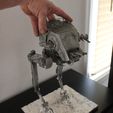 withsnowscale1.jpg Empire Strikes Back AT-ST 3D printable STUDIO SCALE 3D print model
