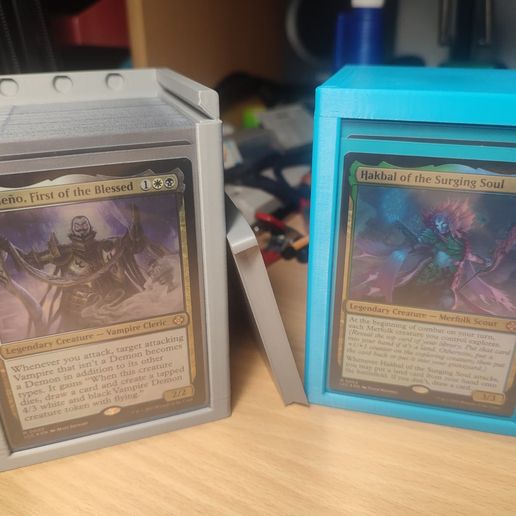 mtg commander multi deck box Amazon.com: STTRBOX Trading Card Storage Box for MTG, MTG commander deck box ，Multi-purpose Deck Case for MTG TCG Sports Card, 4 Toploaders, 4 Stoppers,  4 Colorful Dividers (Black & Purple) : Toys &
