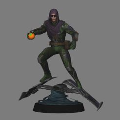 01.jpg Green Goblin - Spiderman No Way Home LOW POLYGONS AND NEW EDITION