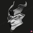 11.jpg Shan Hai Scrolls Jhin Mask - Jhin God - League Of Legends 3D print model