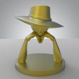 untitled.309.jpg Woman Hat Planter - STL for 3D printing