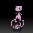 Mew-03.jpg Mew (v1) Pokémon figurine - 3D print model