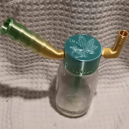 SMOKE TRAP(MASON JAR BONG) - 3D model önizlemesi