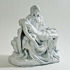 015-2.jpg Fichier STL gratuit PIETA DANS LA BASILIQUE ST. PETER, VATICAN・Design pour imprimante 3D à télécharger