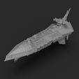 Cults-BFG-Chaos-CruiserGrand-Ship.png STL file Chaos Grand Cruiser SUPPORTED (BFG)・3D printable model to download