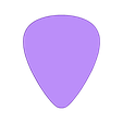 Pick2_Prince_removed.stl Guitar Pick holder - pendant