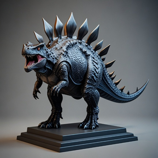 3613 Gothic Roaring Ankylosaurus Dinosaur 3D Model, Halloween, fox, pteranodon, T-Rex, stegosaurus, gorgon, wild, bat, dragon, gothic, wizard, witch, werewolf, horror, beast, raptor, dinosaur, triceratops, STL
