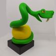 im01.jpg STL-Datei The apple and the snake・3D-druckbare Vorlage zum herunterladen