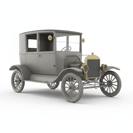 Ford Model T French rally car STL, 1:24 car STL, car 3D print, printable car, low poly car STL, Hot Wheels scale car STL, 4x4 STL, engine bay STL, hyper detailed car STL, car lamp STL, sedan STL, 1:18 car STL, van STL, car silhouette STL, modern hypercar