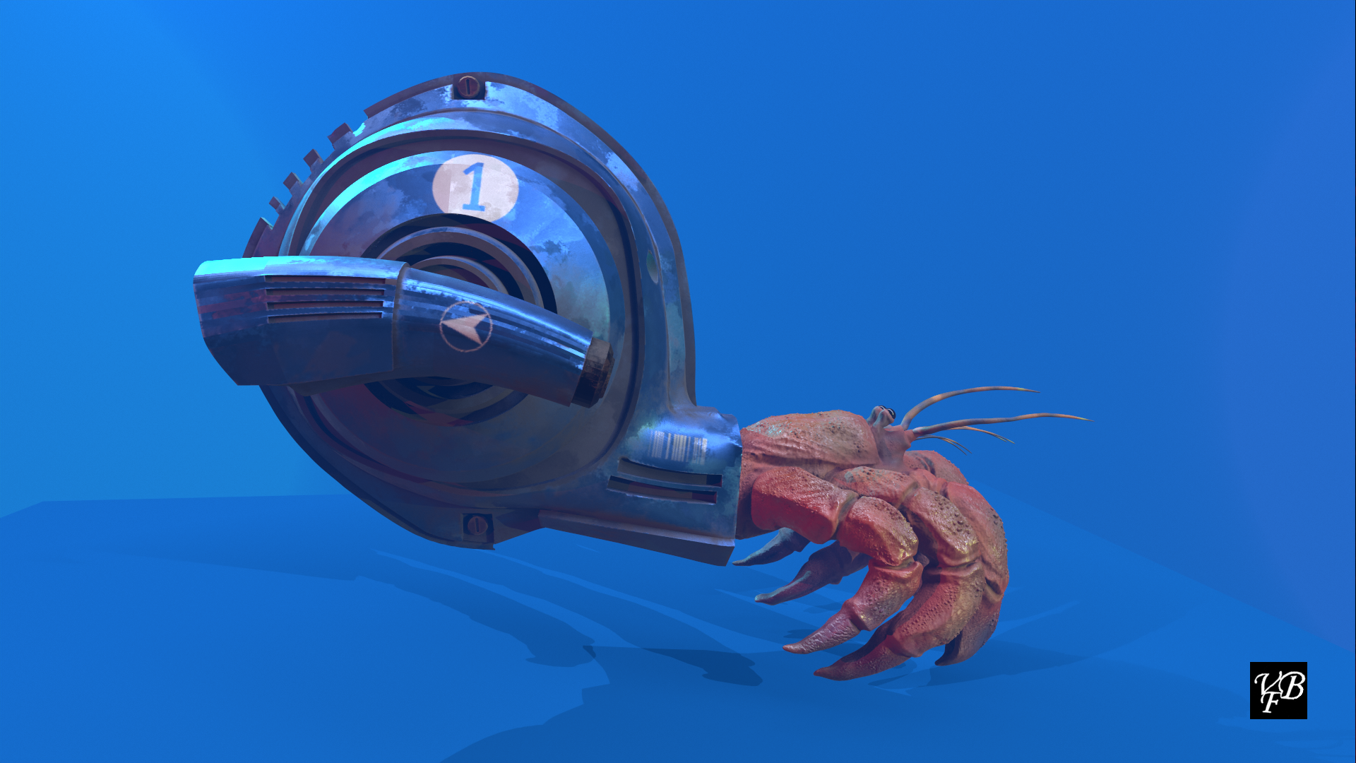 Paguro_PROFILO.png STL file Booster Crab・3D print design to download, VFB_Paleoart