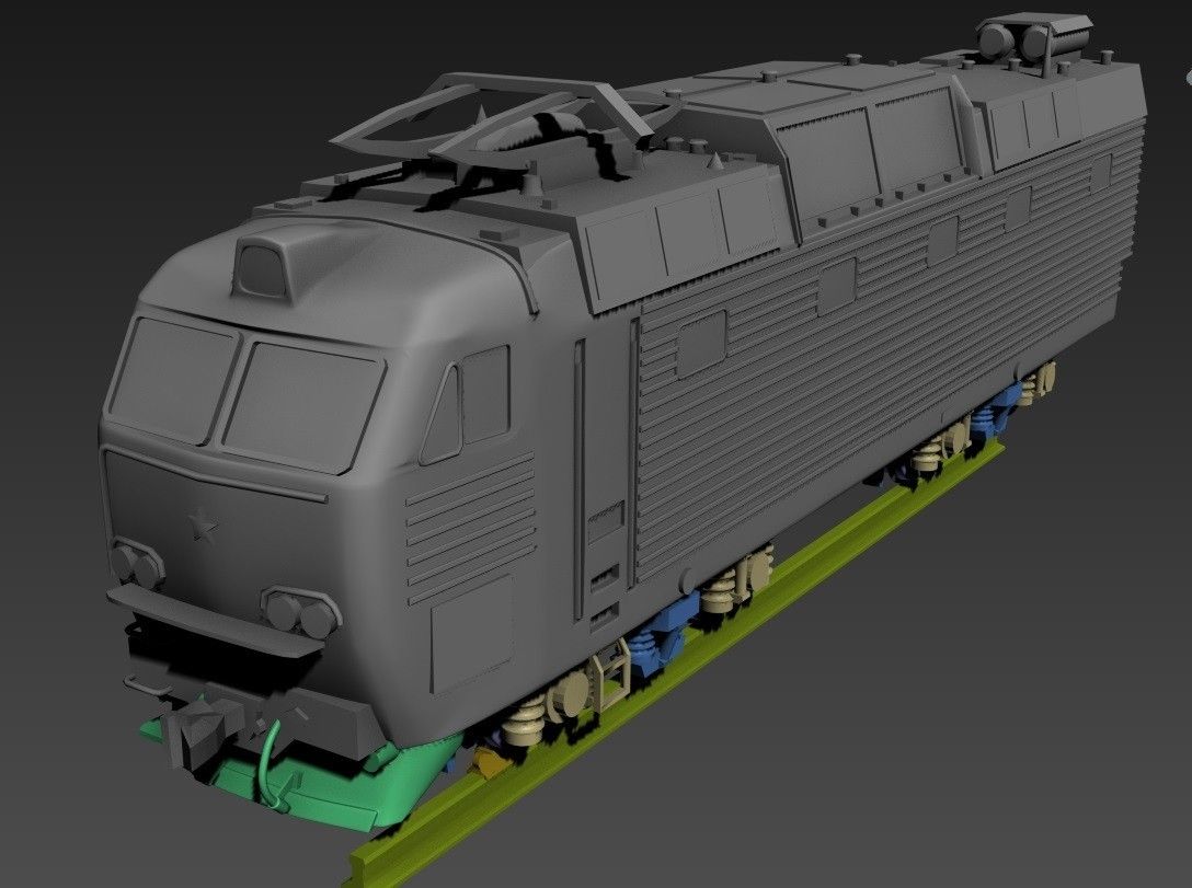 2.jpg Файл STL CHS7 locomotive・Дизайн 3D-печати для загрузки3D, NewCraft3D