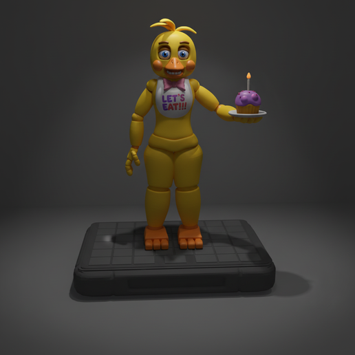 render_inside.png Игрушка Чика Аниматроник - дисплейная фигурка