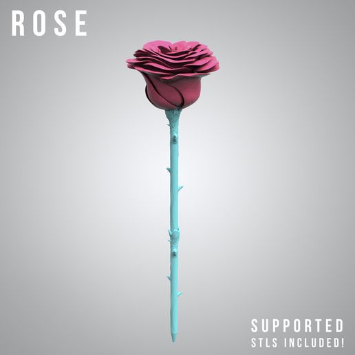 Rose 3D model