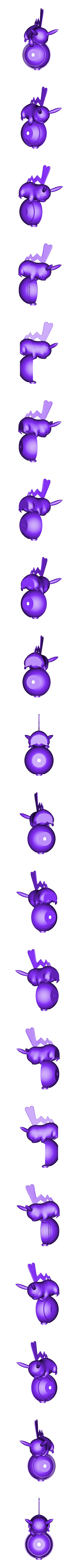 PIKACHU.stl Pikachu Übertopf