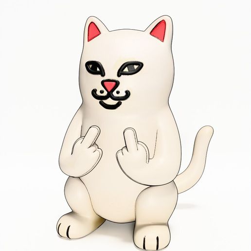 ❤️‍🔥 Lord Nermal RipnDip toy・ STL File for 3D printing・Cults