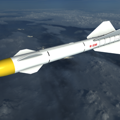 00.png OBJ-Datei Vympel R23 Missile・3D-druckbares Modell zum Herunterladen, SimonTGriffiths