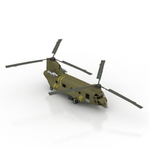 Helicopter CH-47 Chinook 3D model