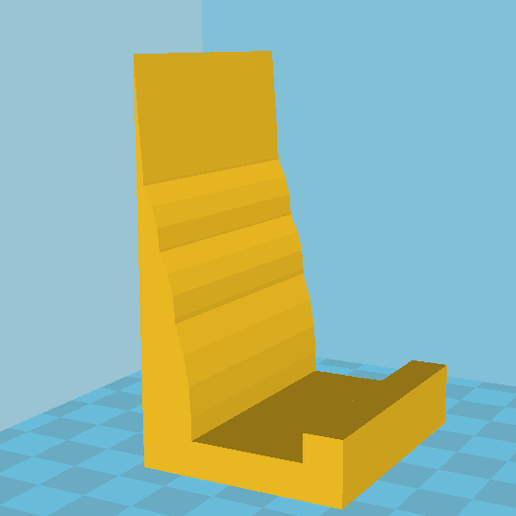 Phone stand - 3D model önizlemesi