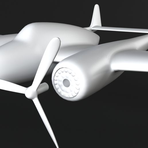 Airplane Fokker Dixieland 3D model