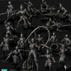 ArenaCult_All.png Archivo 3D Elfos malditos 2.0 - Set de culto Arena・Diseño para descargar y imprimir en 3D