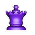 Queen.stl Unorthodox  Wall Chess Set