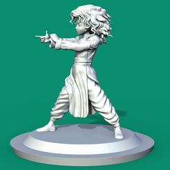 GENKAI.716.jpg Archivo STL Maestra GENKAI Yu yu Hakusho・Plan para descargar y imprimir en 3D