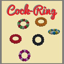 crrt.jpg Free STL file Cock Dick Penis Ring Adult Sex Toy・Object to download and to 3D print