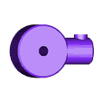 Nozzle - Left Mount with Shield Flange - Acclaim Crafts Air Assist Nozzle.stl Universal Air Assist Nozzle for Laser Cutting by Acclaim Crafts