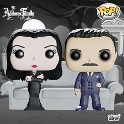 addamsCULTS.jpg STL-Datei Funko Pop Moment Addams Familie Familie Adams Gomez Morticia・Design zum Herunterladen und 3D-Drucken