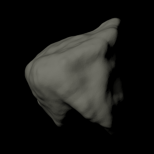 6489 Golevka scaled one in eight thousand - 3D model önizlemesi