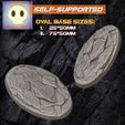 renderset3n2-01.jpeg Rock ground Base Set 3 (Round and Oval Bases// 6 different base sizes)