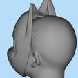 NieR-Automata-YoRHa-Uniform-1-2B-mask-back.jpg NieR Automata-YoRHa Uniform 1 2B White Fox Mask - Cosplay 3D print model