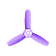 Propeller_without_hole.stl Replacement propellers for the Parrot Bebop