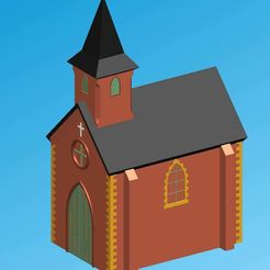 Chapelle.jpg STL file chapel・Design to download and 3D print