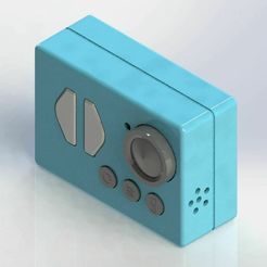 MoPro_LensB_Front.JPG Archivo 3D gratis MoPro LensB (Mobius - Funda de conversión GoPro)・Modelo imprimible en 3D para descargar