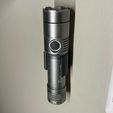 Torch-Clamp.jpeg Snap-fit flashlight wall mount
