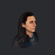 model-4.png Loki-bust/head/face ready for 3d printing